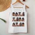 Pretty And Educated Black Women Read African American Bhm Women Tank Top Basic Casual Daily Weekend Graphic Funny Gifts