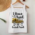 Tu I Have Two Titles Aunt And Great Aunt Sunflower Truck Women Tank Top Unique Gifts