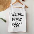 Womens Wife Mom Boss Womens 2023 Women Tank Top Unique Gifts