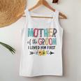 Womens Dw1z Funny Mother Of The Groom I Love Him First Wedding Day Women Tank Top Basic Casual Daily Weekend Graphic Personalized Gifts