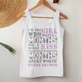 Womens Girl Who Waits Months | Military Girlfriend Apparel Women Tank Top Basic Casual Daily Weekend Graphic Funny Gifts