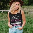 Amanda Name Mom - Personalized Mothers Day Gift Women Tank Top Basic Casual Daily Weekend Graphic Gifts for Her