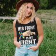 Autism Awareness Autism Mom Dad His Fight Is My Fight Women Tank Top Basic Casual Daily Weekend Graphic Gifts for Her