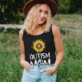 Autism Mom Gift Puzzle Piece Sunflower Autism Awareness Women Tank Top Basic Casual Daily Weekend Graphic Gifts for Her