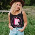 Awesome Little Sister Unicorn Kids Women Tank Top Gifts for Her