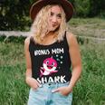 Bonus Mom Shark Doo Doo Matching Family Gift Women Tank Top Basic Casual Daily Weekend Graphic Gifts for Her