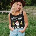 Christmas Be Nice To The Veterans Santa Is Watching Sweater Women Tank Top Basic Casual Daily Weekend Graphic Gifts for Her