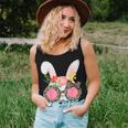 Cute Bunny Face Leopard Glasses Easter For Women N Girl Women Tank Top Gifts for Her