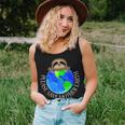 Earth Day 2021 Please Save Mother Earth Sloth Lovers Fun Women Tank Top Basic Casual Daily Weekend Graphic Gifts for Her