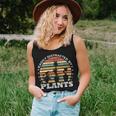 Easily Distracted By Plants Retro Vintage Plants Lover Women Tank Top Basic Casual Daily Weekend Graphic Gifts for Her