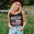 My Favorite Nurse Calls Me Grandpa Usa Flag Father Women Tank Top Gifts for Her