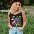 Funny Carnival Party Gift Idea Flamingo Mardi Gras V6 Women Tank Top Basic Casual Daily Weekend Graphic Gifts for Her