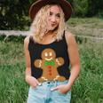 Gingerbread Man Christmas Cookie Baking Holiday Tee Women Tank Top Gifts for Her