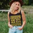 Grumpy Old ManFor Men Sarcastic Fathers Day Women Tank Top Gifts for Her