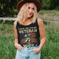 I Have Two Titles Veteran And Wife | Veteran Wife Women Tank Top Basic Casual Daily Weekend Graphic Gifts for Her
