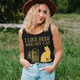 I Like Beer And My Cat And Maybe 3 People I Like Beer Cat Women Tank Top Basic Casual Daily Weekend Graphic Gifts for Her