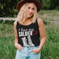 I Love My Soldier - Proud Military WifeWomen Tank Top Basic Casual Daily Weekend Graphic Gifts for Her