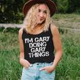 Im Gary Doing Gary Things Funny Christmas Gift Idea Women Tank Top Basic Casual Daily Weekend Graphic Gifts for Her