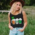 Irish Beer Ireland Flag St Patricks Day Shamrock Clover Women Tank Top Basic Casual Daily Weekend Graphic Gifts for Her