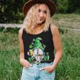 Irish Gnome Drink Beer Lucky Shamrock Gnome St Patricks Day V2 Women Tank Top Basic Casual Daily Weekend Graphic Gifts for Her