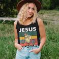Jesus The Ultimate Deadlifter Jesus Lifting Gym Women Tank Top Gifts for Her