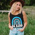 Be Kind Autism Awareness Groovy Rainbow Choose Kindness Women Tank Top Gifts for Her