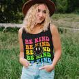 Be Kind Retro Happy Face Vintage Positivity Women Tank Top Gifts for Her