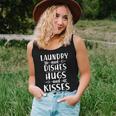 Laundry And Dishes Hugs And Kisses Mom Life Wife Women Tank Top Basic Casual Daily Weekend Graphic Gifts for Her