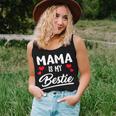 Mama Is My Bestie Best Friend Funny Bff Mom Mommy Mother Women Tank Top Basic Casual Daily Weekend Graphic Gifts for Her