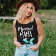 Mom Birthday Party Outfit Dad Mommy Girl Mermaid Mama Shirt Women Tank Top Gifts for Her