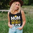 Mom Of The Bday Boy Construction Bday Party Hat Men Women Tank Top Basic Casual Daily Weekend Graphic Gifts for Her