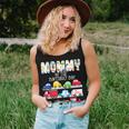 Mommy Of The Birthday Boy Train Cars Truck Emergency Vehicle Women Tank Top Basic Casual Daily Weekend Graphic Gifts for Her