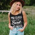 My Class Is Full Of Sweethearts Teacher Valentines Day Gifts Women Tank Top Basic Casual Daily Weekend Graphic Gifts for Her