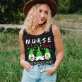 Nurses Love Shenanigans Funny Gnomes Nurse St Patricks Day V10 Women Tank Top Basic Casual Daily Weekend Graphic Gifts for Her