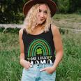 One Lucky Mama Rainbow Saint Patricks Day Lucky Mom Mother Women Tank Top Basic Casual Daily Weekend Graphic Gifts for Her