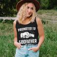 Promoted To Godfather Est 2020 Best Uncle Brother Gift Women Tank Top Basic Casual Daily Weekend Graphic Gifts for Her