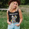 Proud Mom Of The Toughest Boy I Know Autism Awareness Women Tank Top Gifts for Her