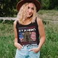 Raised By A Hero Proud Daughter Of A Veteran Us Army Dad Women Tank Top Basic Casual Daily Weekend Graphic Gifts for Her