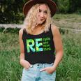 Womens Recycle Reuse Renew Rethink Outfit For Earth Day 2023 Women Tank Top Gifts for Her