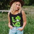 Retro Cute Irish Gnome Love Teacher Shamrock St Patricks Day Women Tank Top Basic Casual Daily Weekend Graphic Gifts for Her