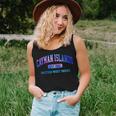 Retro Grand Cayman Islands Colorful Arch Text Souvenir Women Women Tank Top Basic Casual Daily Weekend Graphic Gifts for Her