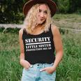 Security Little Sister Protection Little Sis Women Tank Top Gifts for Her