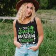 Shamrock One Lucky Preschool Teacher St Patricks Day Women Tank Top Basic Casual Daily Weekend Graphic Gifts for Her
