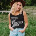 Sister Aunt Godmother Legend Auntie Godparent Proposal Women Tank Top Basic Casual Daily Weekend Graphic Gifts for Her
