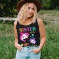 Sister Of The Baby Birthday Shark Sister Shark Women Tank Top Gifts for Her