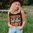 Sister Of The Birthday Boy Basketball Mother Mom Women Tank Top Gifts for Her