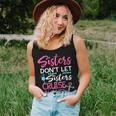 Womens Sisters Dont Let Sisters Cruise Alone Trip Women Tank Top Gifts for Her