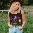 Sisters On The Loose Tie Dye Sisters Weekend Trip 2023 Women Tank Top Basic Casual Daily Weekend Graphic Gifts for Her