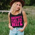 Somebodys Fine As Wife Funny Mama Mom Saying Cute Retro Women Tank Top Basic Casual Daily Weekend Graphic Gifts for Her