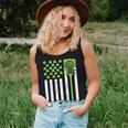 St Patricks Day Lacrosse Lax Usa Flag Women Irish Shamrock Women Tank Top Basic Casual Daily Weekend Graphic Gifts for Her